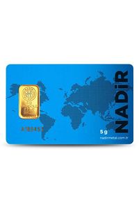 Nadir 5 gram Altın (995) 24 Ayar Külçe Altın ürün fotoğrafı