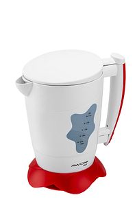 Dual Elektrikli Çay Makinesi Kettle Beyaz-kırmızı ürün fotoğrafı