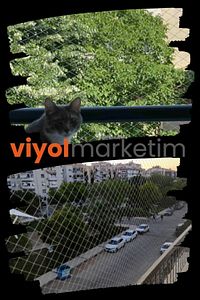 Kedi Ve Kuş Balkon Filesi 2,5x4m – Uv Dayanıklı Güvenlik Filesi Kanca Ve Dübel Dahil ürün fotoğrafı