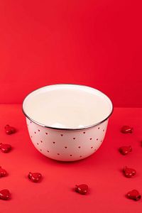 Cupid Emaye Karıştırma Ve Salata Kabı 24cm 4 Litre (OCAĞA DA KOYULABİLİR) ürün fotoğrafı
