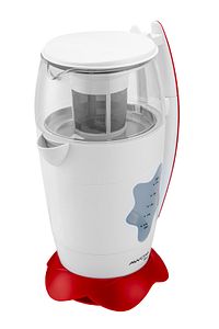 Dual Elektrikli Çay Makinesi Kettle Beyaz-kırmızı ürün fotoğrafı