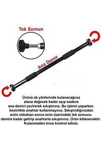 Frt Spor Çocuk Siyah Boks Kum Torbası Ve Barfiks Asma Demiri 53 X 20 Cm ürün fotoğrafı