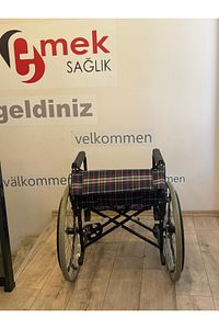 Marka Katlanabilir Refagatçi Frenli Manuel Tekerlekli Sandalye1.kalite ürün fotoğrafı