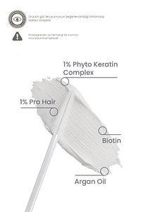 Kaş Kirpik Maskesi 9.5ml - Su Bazlı Parlatıcı Nemlendirici Onarıcı Vegan (%1 KERATİN – BİOTİN) ürün fotoğrafı