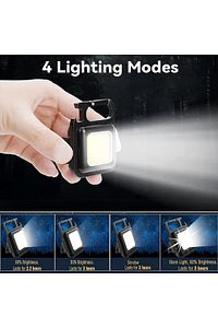 Şarj Edilebilir Mini Taşınabilir Usb Şarj Edilebilir 3 Fonksiyonlu Mıknatıslı Parlak Led ürün fotoğrafı