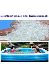 Şişme Havuz Büyük Boy Dikdörtgen 190x140x45cm Açık Kapalı Yüzme Havuzları Aile Ve Çocuklar Için ürün fotoğrafı