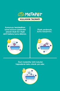 Kokusuz Aktif Karbonlu, Kedi Kumu Tuvaleti Için Giderici, Kokusu Doğal Idrar Çiş Giderme, 480 gram ürün fotoğrafı