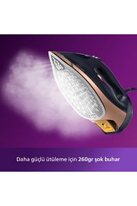 7500 Serisi Buharlı Ütü, 3200W, 55 g/dk Sürekli Buhar, SteamGlide Elite, 260 g Şok Buhar, DST7510/80 ürün fotoğrafı