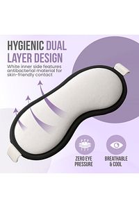 %100 PAMUKLU UYKU GÖZLÜĞÜ/GÖZ BANDI/ ANTİ ALERJİK YIKANABİLİR BOYA KİMYASAL İÇERMEZ EYE SLEEP PATCH ürün fotoğrafı