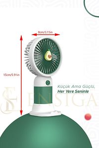 Şarjlı Masa Ve El Fan Taşınabilir Şarjlı Edilebilir Mibfan ürün fotoğrafı