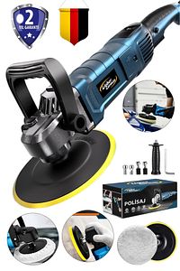 Teknoloji Profesyonel 1800 W 180 Mm 6 Kademeli Kutulu Zımpara Pasta Cila Ve Polisaj Makinesi ürün fotoğrafı