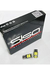 T10 Led 26 Ledli W5w Canbus Metal Ultra Power Beyaz Park Plaka Tavan Ampulü ürün fotoğrafı