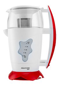 Dual Elektrikli Çay Makinesi Kettle Beyaz-kırmızı ürün fotoğrafı