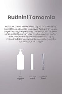 Kaş Kirpik Maskesi 9.5ml - Su Bazlı Parlatıcı Nemlendirici Onarıcı Vegan (%1 KERATİN – BİOTİN) ürün fotoğrafı