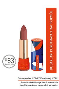 8 Saat Etkili Yoğun Renkli Mat Ruj-02. Bej Şeftali-3.8 G-83281 ürün fotoğrafı