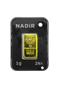1 gr 24 Ayar Nadirgold gram Altın (DİKDÖRTGEN) ürün fotoğrafı