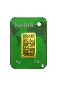 1 gr 24 Ayar Nadirgold gram Altın (DİKDÖRTGEN) ürün fotoğrafı