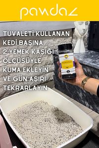 Kokusuz - Aktif Karbon Ve Siyah Çay Özlü Kedi Kumu Kokusu Giderici (500 ML. / 360 GRAM ± 25 G) ürün fotoğrafı