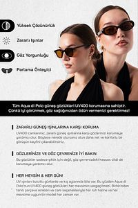 Sundown Club Siyah Kare Unisex Parlak Çerçeve Güneş Gözlüğü Apss012201- 50 Ekartma ürün fotoğrafı