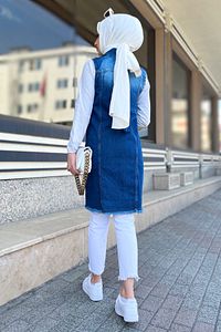 Kot Yelek Mavi - 23074 ürün fotoğrafı