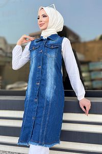 Kot Yelek Mavi - 23074 ürün fotoğrafı