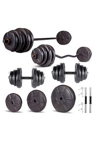 Ecgspor HERO Serisi 108 KG Z BAR Dambıl Seti ve Fitness Ağırlık Seti ürün fotoğrafı