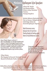 7 Başlıklı Süper Lüx Epilatör / Epilasyon (Yeni Versiyon) ürün fotoğrafı