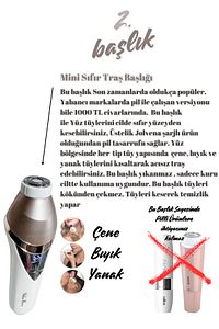 7 Başlıklı Süper Lüx Epilatör / Epilasyon (Yeni Versiyon) ürün fotoğrafı