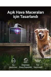 Nebula Mars 3 Akıllı Taşınabilir Wifi Kablosuz Projeksiyon Cihazı Tv Box Hoparlör - D2333 ürün fotoğrafı