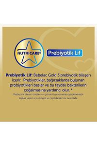 Gold 3 Devam Sütü 6-9 Ay 800 Gr x 3 Adet 2400 Gr ürün fotoğrafı