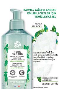 Karma-Yağlı-Akne/Sivilce Eğilimli Cilt, Arındırıcı, Prebiyotik Yüz Yıkama Jeli-Pure Menthe-390ml ürün fotoğrafı