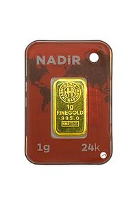 1 gr 24 Ayar Nadirgold gram Altın (DİKDÖRTGEN) ürün fotoğrafı
