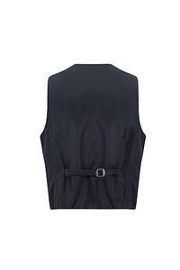 Slim Fit Dar Kesim Şal Yaka Yelekli Smokin & Damatlık ürün fotoğrafı
