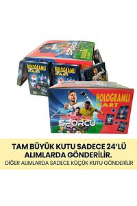 Süper Final Futbolcu Kartları- Sporcu 2024 - 2. Devre 8 Küçük Kutu 80 Adet Kart - Hologram Kartı ürün fotoğrafı