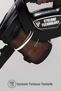 Provac P 5000 Cyclonic Elektrik Süpürgesi Siyah ürün fotoğrafı