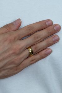 Unisex 8mm Geniş Bombeli Erkek Kadın Çelik Alyans Yüzük Cl19 ürün fotoğrafı