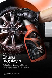 Disk & Jant Temizleyici Sprey 600ml – Balata Tozu, Pas Ve Yağ Lekeleri Için En Etkili Çözüm ürün fotoğrafı