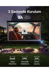 Nebula Mars 3 Akıllı Taşınabilir Wifi Kablosuz Projeksiyon Cihazı Tv Box Hoparlör - D2333 ürün fotoğrafı