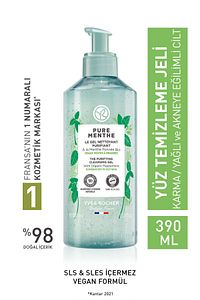 Karma-Yağlı-Akne/Sivilce Eğilimli Cilt, Arındırıcı, Prebiyotik Yüz Yıkama Jeli-Pure Menthe-390ml ürün fotoğrafı