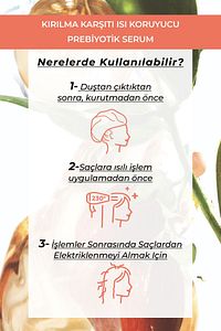 Kırılma Karşıtı Isı Koruyucu Prebiyotik Serum - Yıpranmış Saçlar / Reparation -Vegan -100ml ürün fotoğrafı