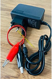 Akülü Oyuncaklar Için 12 Volt 7 Amper 12v 7ah Akü Ve 1 Amper Şarj Adaptör Cihazlı Set ürün fotoğrafı