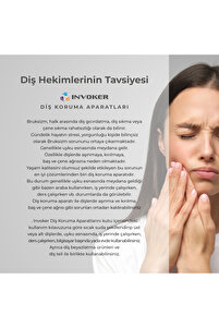 Diş Gıcırdatma Diş Çene Sıkma Önleyici Aparat Gece Plağı Silikon 2 Adet Termoform Bruksizm Dişlik ürün fotoğrafı