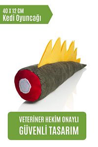Matatabi - Dino (40X12CM) Bol Sesli, Bol Kokulu Kedi Oyuncağı ürün fotoğrafı