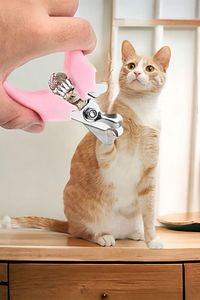 Çelik Kedi Köpek Tırnak Makası 12 Cm PEMBE ürün fotoğrafı