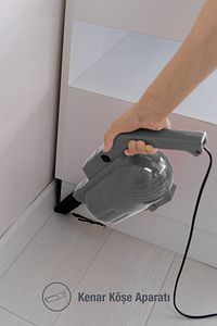 Pratic-s P 1200 Toz Torbasız Dikey Süpürge Antrasit ürün fotoğrafı