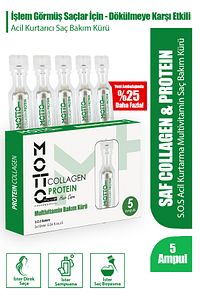 Yıpranmış Saçlar Için Şok Bakım & Saç Vitamini 5li Ampul ürün fotoğrafı