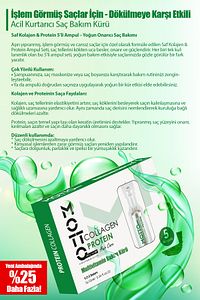 Yıpranmış Saçlar Için Şok Bakım & Saç Vitamini 5li Ampul ürün fotoğrafı
