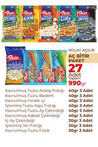 Lezzeti Keşfet Lüx Paket 990 gr - 27 Paket (NATUREL 1. KALİTE) ürün fotoğrafı