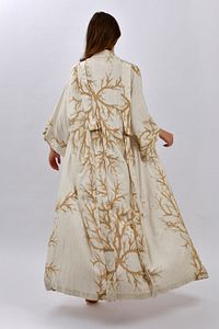 Keten Kimono Uzun ürün fotoğrafı