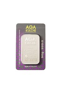50 gram Külçe Gümüş (999.0) ürün fotoğrafı